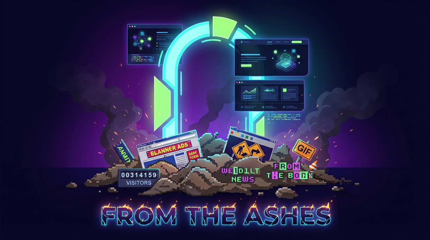 Old websites rising from the ashes as modern sites