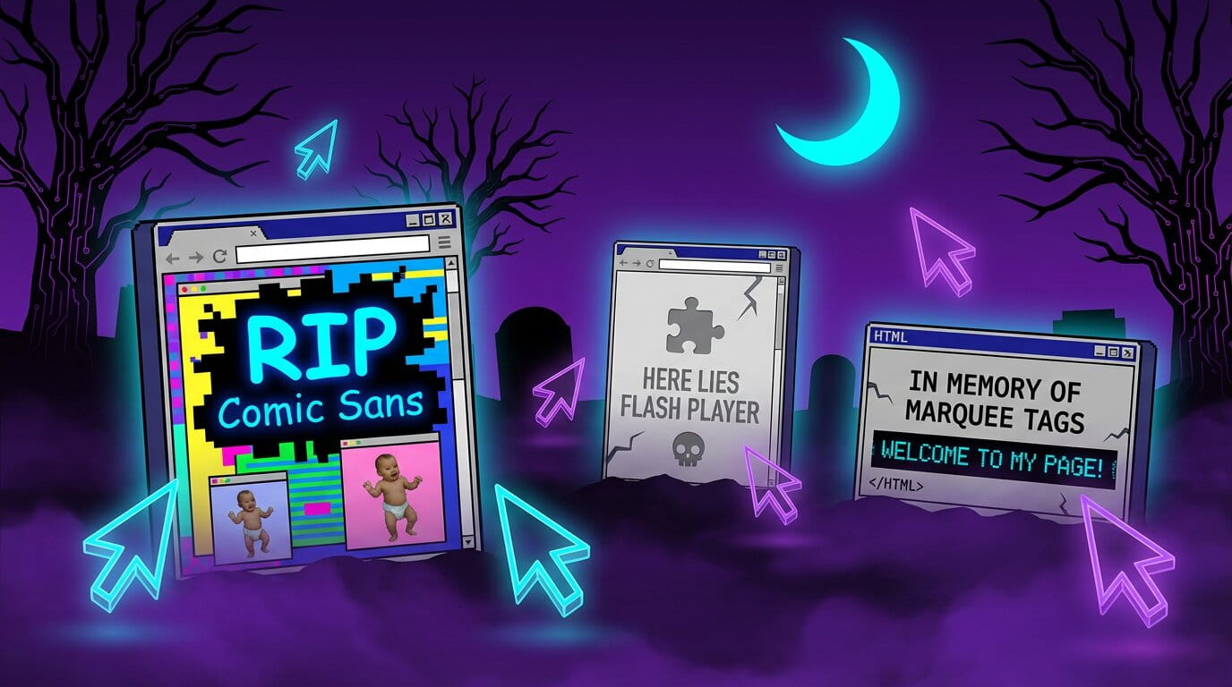 Graveyard of terrible websites